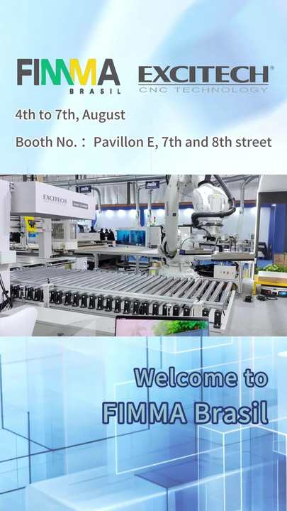 FIMMA Brasil-EXCITECH CNC4th to 7th,AugustBooth No.Pavillon E,7th and 8th street